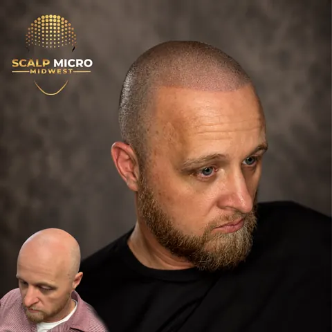 Scalp micropigmentation before and after